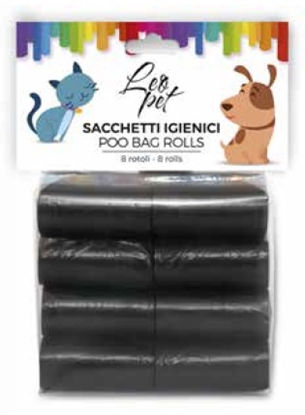 Picture of LeoPet Black Bags pack of 8